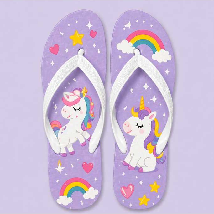 Chinelo Infantil Casual Branco Antiderrapante Macio Promoção