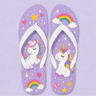 Chinelo Infantil Casual Branco Antiderrapante Macio Promoção