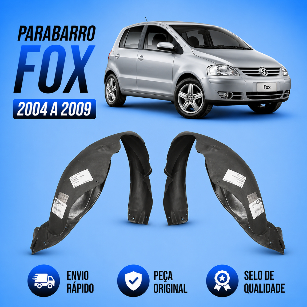 Parabarro Fox ANO 2004 2005 2006 2007 2008 2009 Volkswagen