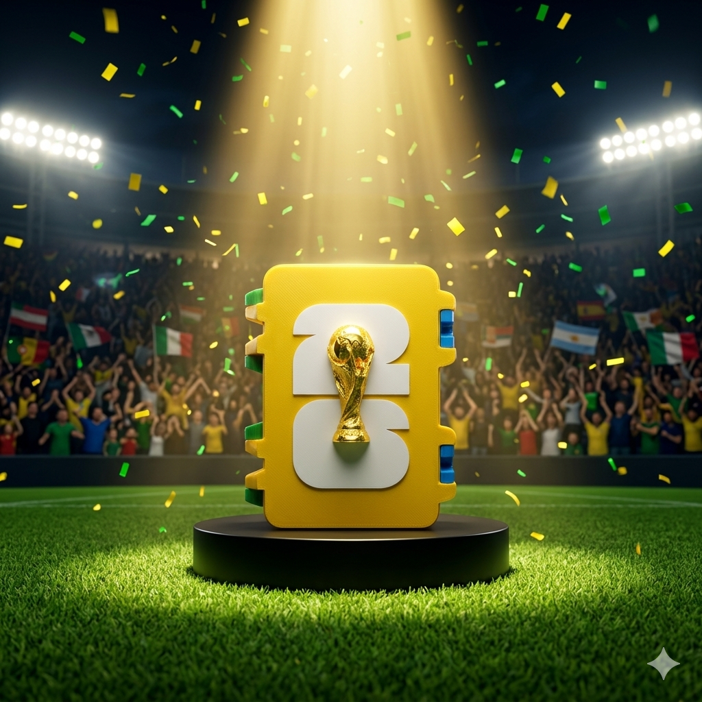 Porta Figurinhas - Copa Do Mundo 2026 Proteção E Organização Rápida
