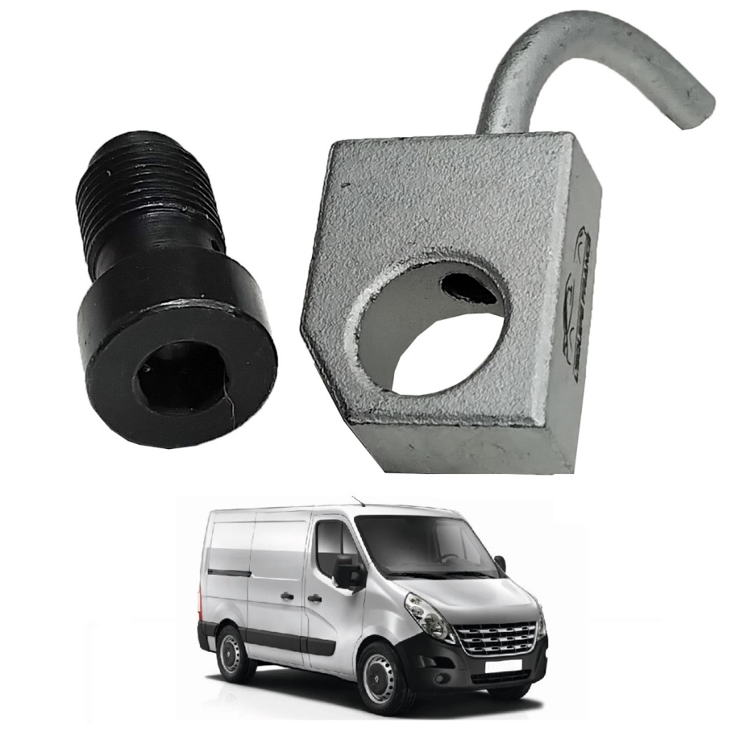 Bico Injetor de Óleo Jet Cooler Renault Master 2.5 16V G9U 2004 a 2009 Motor 720 724