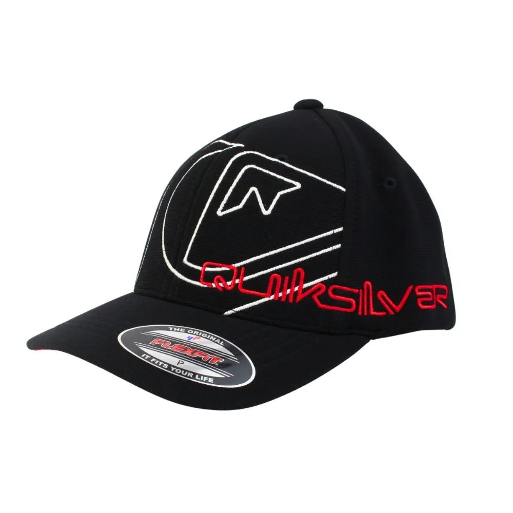 Boné Quiksilver Black Flexfit Emb Side Omni