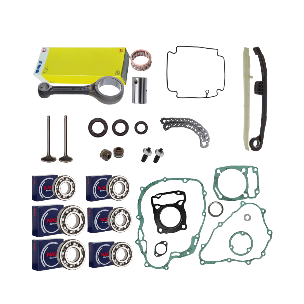 Kit De Juntas Titan 160 Fan Bros 160 Biela Rolamento Ret