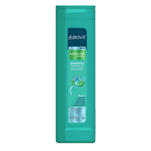 Shampoo Para Cabelo Anticaspa Above Men Mentol 325ml