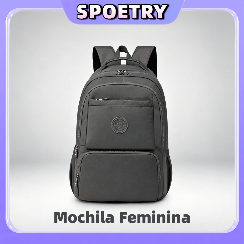 Mochila Oxford Leve Resistente Unissex Casual Para Trabalho Escola Viagem Várias Cores