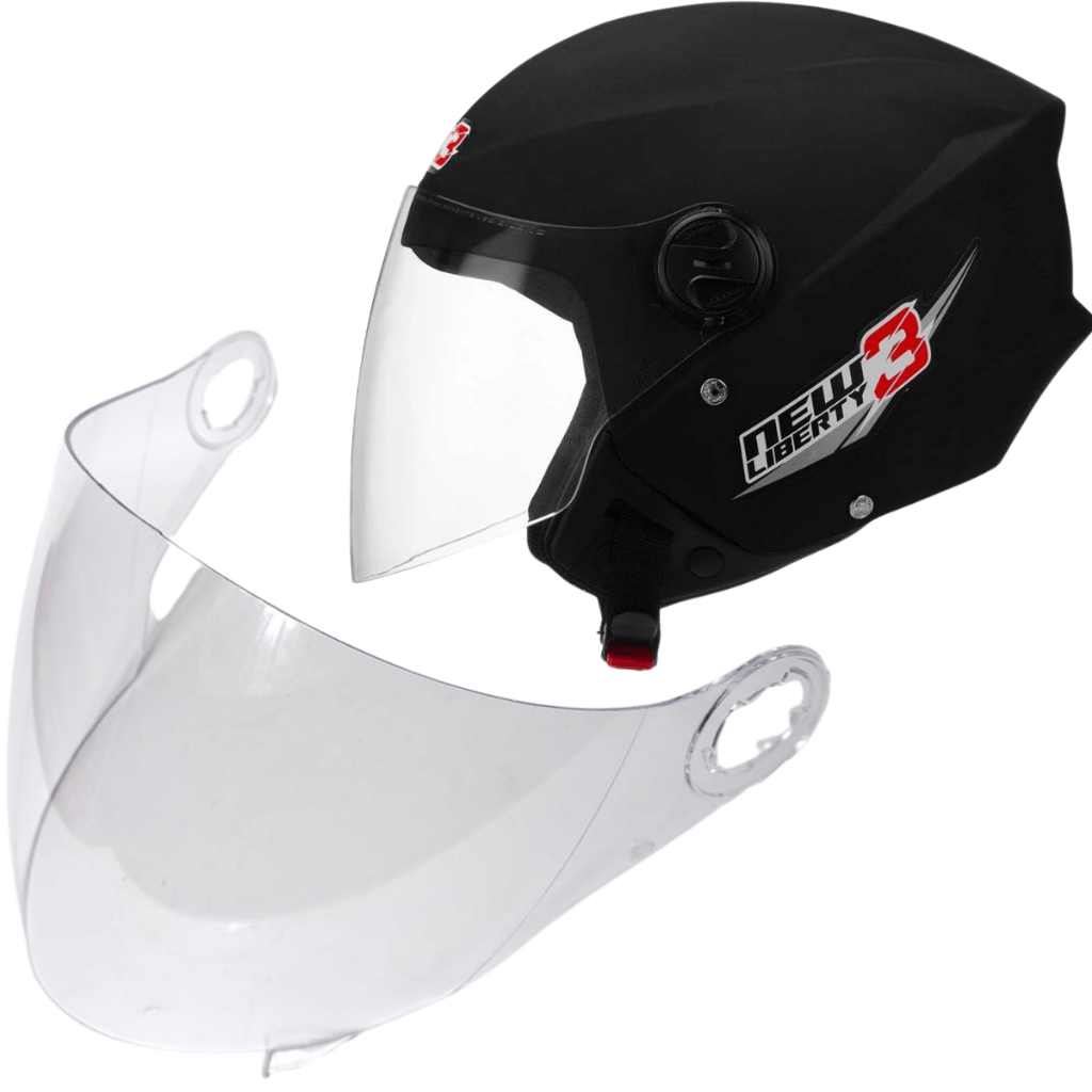 Viseira Capacete New Liberty 3 New Atomic Taurus Joy 23 Zeus 202FB Cristal Polivisor