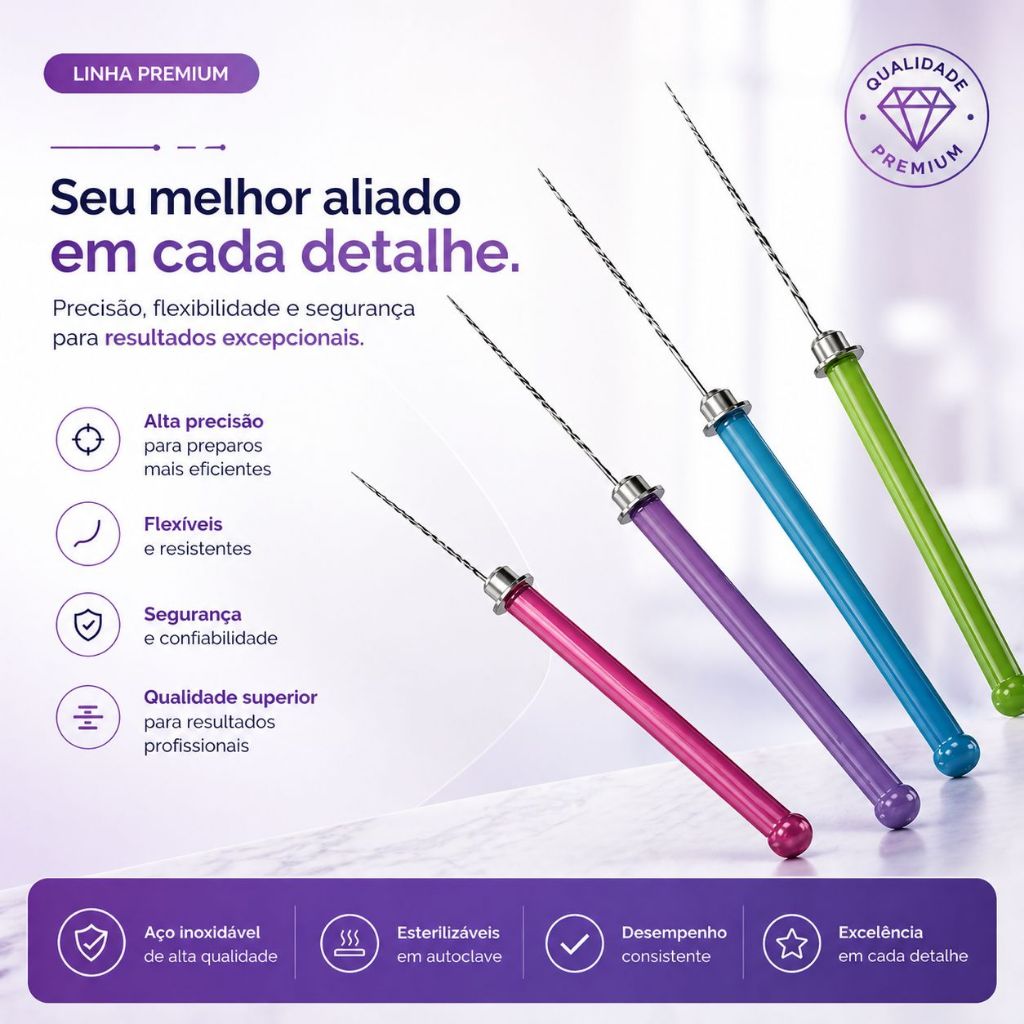 Kit Agulha de desentupir fogão/chuveiro 3/6/9 Unidades