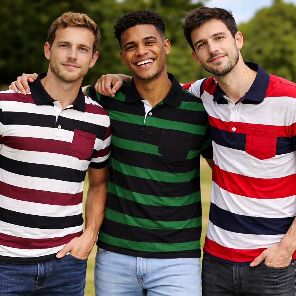 Kit 3 Camisetas Polo Masculina com Bolso – Premium e Confortáveis