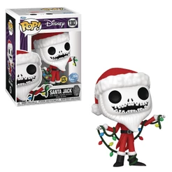 FUNKO POP DISNEY THE NIGHT BEFORE CHRISTMAS 30TH EXCLUSIVE GLOW - SANTA JACK 1383 NOVO ORIGINAL