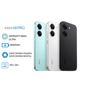 CELULAR LANÇAMENTO XIAOMI POCO X8 PRO 5G NFC 512GB / 256GB 8RAM OU 12 RAM VERSÃO GLOBAL FONTE RAPIDA