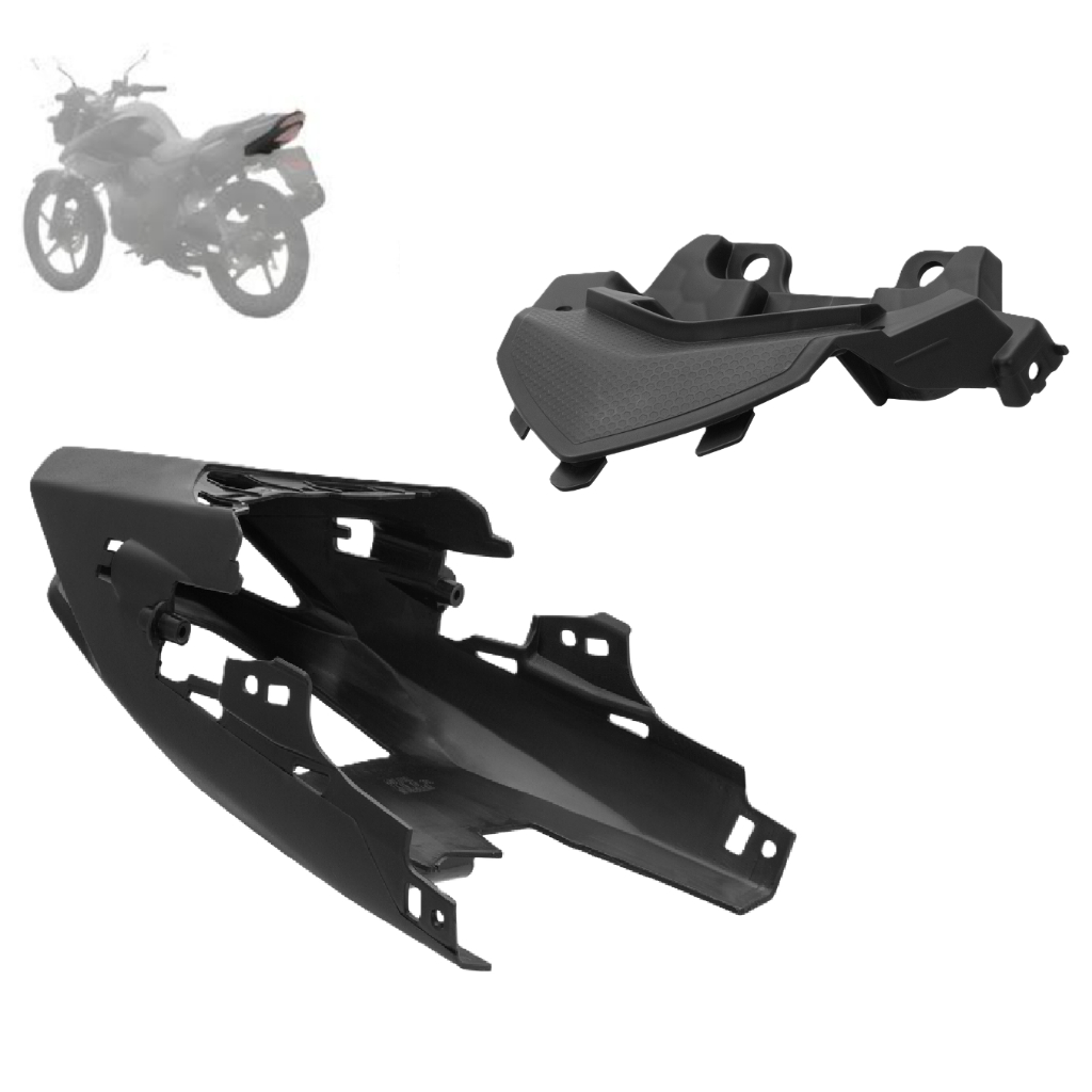 Kit Rabeta Central e Carcaça Traseira Moto Fazer 150 ano 2014 a 2022
