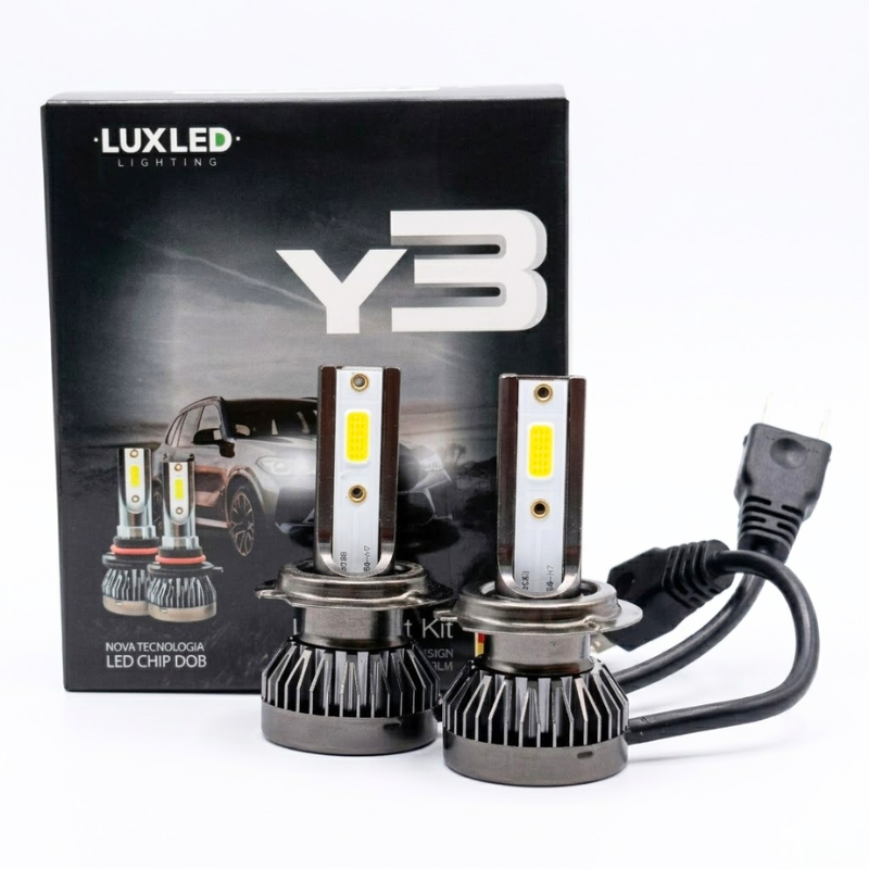 Kit Lâmpada LED Y3 Ultra Mini H7 6500K