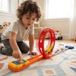 Pista de Carrinho com Looping 360° Strike Corrida Brinquedo