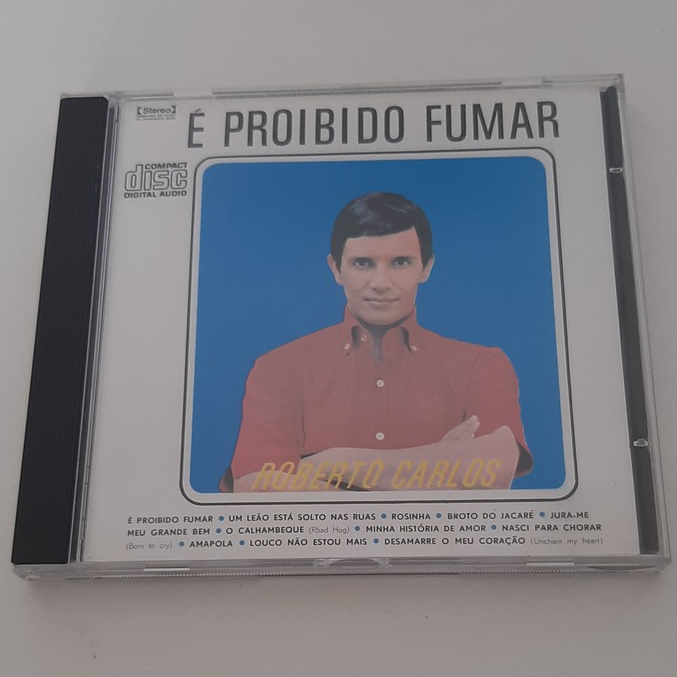 CD Roberto Carlos - É Proibido Fumar *