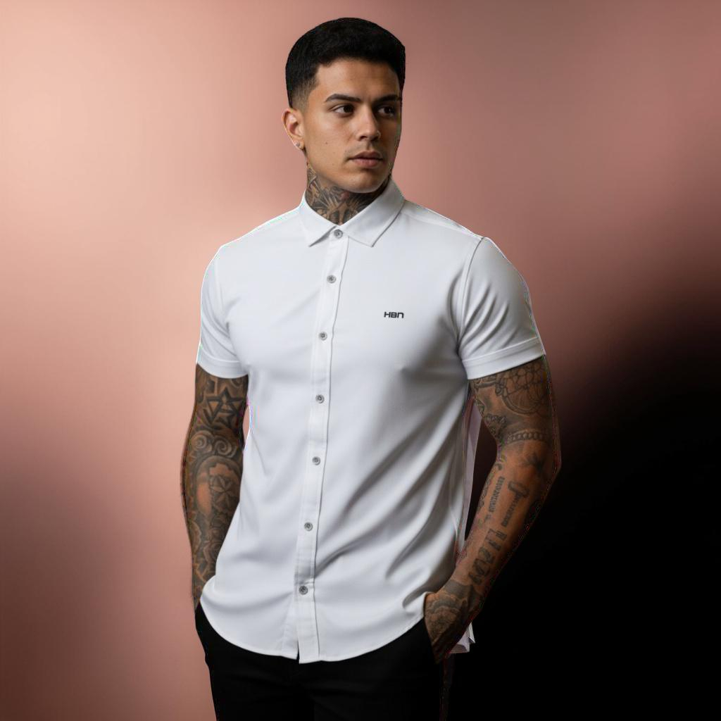 Camisa Masculina de Viscose com Elastano - Casual e Confortável | Soberana Peças&Acessórios