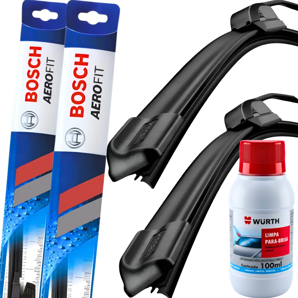 Palheta Limpador Dianteiro Parabrisa Par Original Bosch