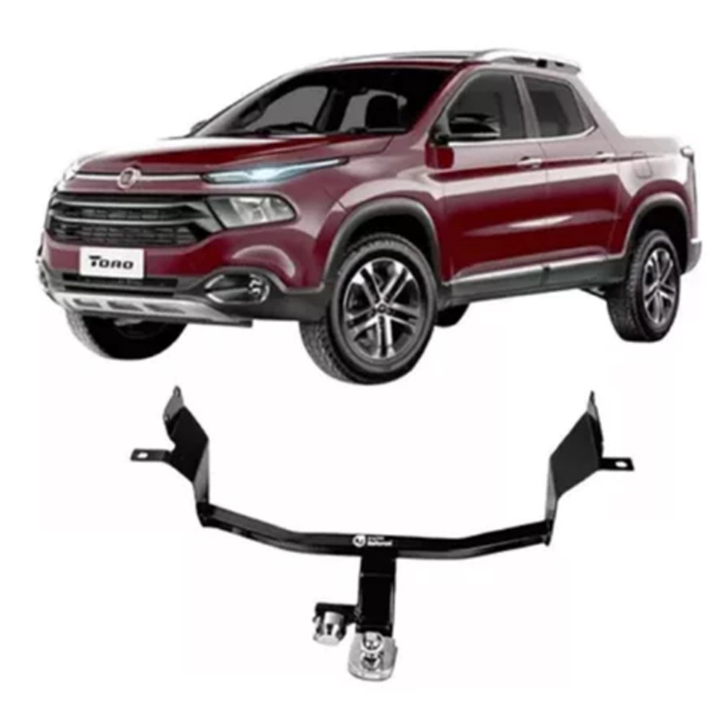 Engate Reboque Fiat Toro 2016 2017 2018 2019 2020 2021 2022 2023 2024 2025 2026 700kg Fixo