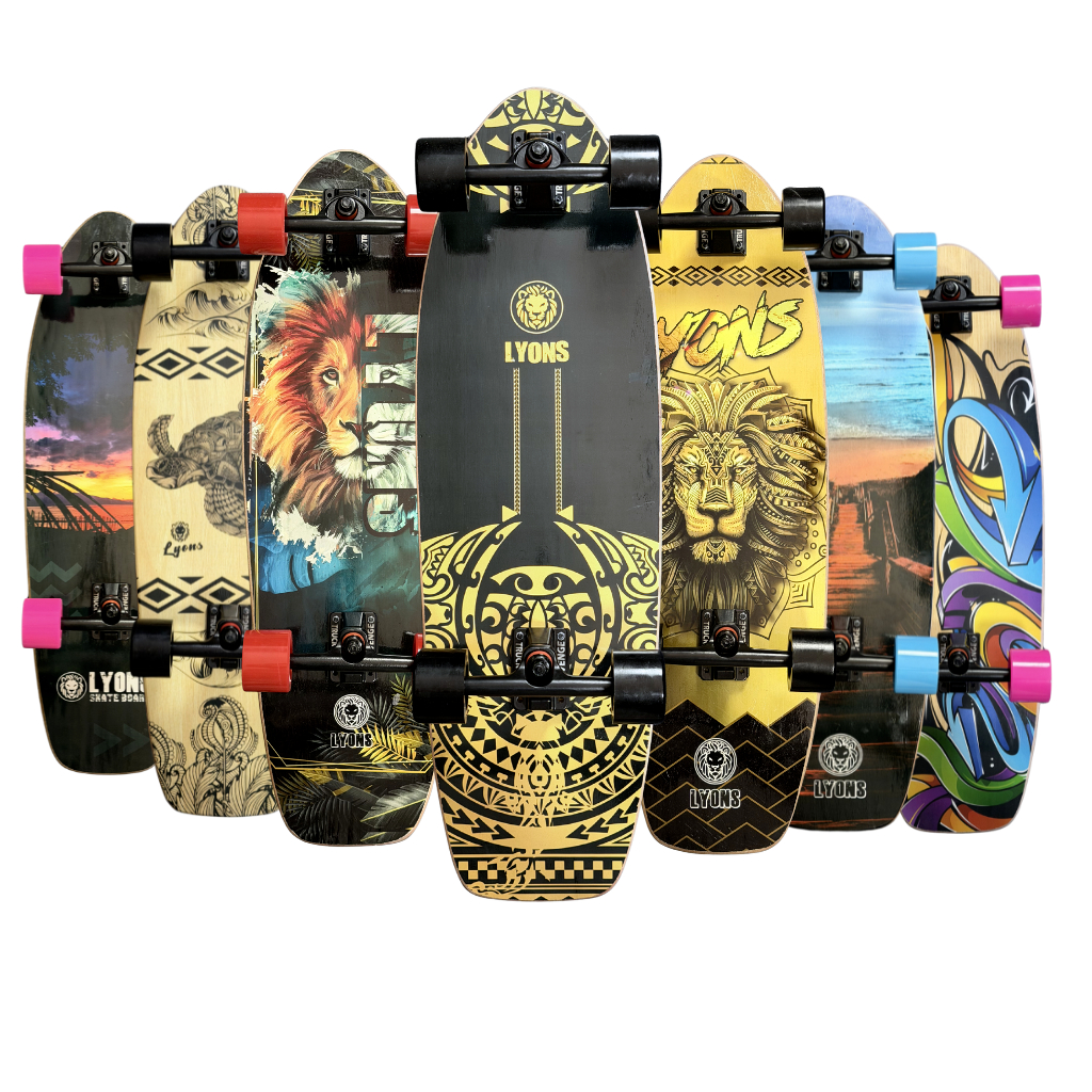 Skate Simulador De Surf Profissional Com Truck Revenge modelo - CX4 E Rolamentos Abec 15