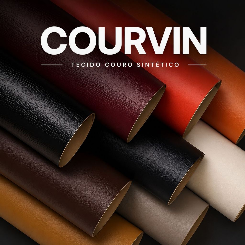 Couro Courvin Corino Material Tecido Sintético Automotivo Sofá Poltrona Forro Resistente Impermeável