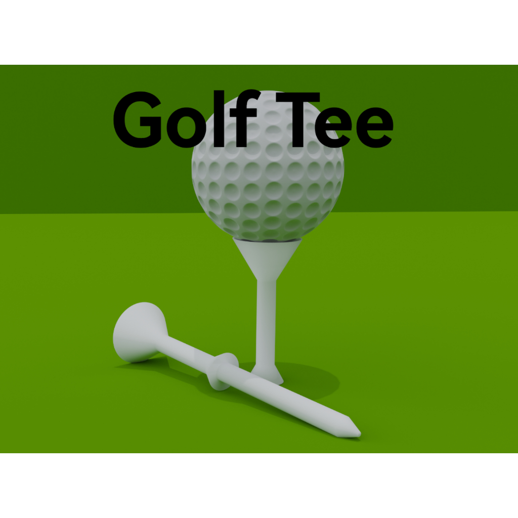 kit 50 Pinos de Golfe Pinos em PLA para bola de golf