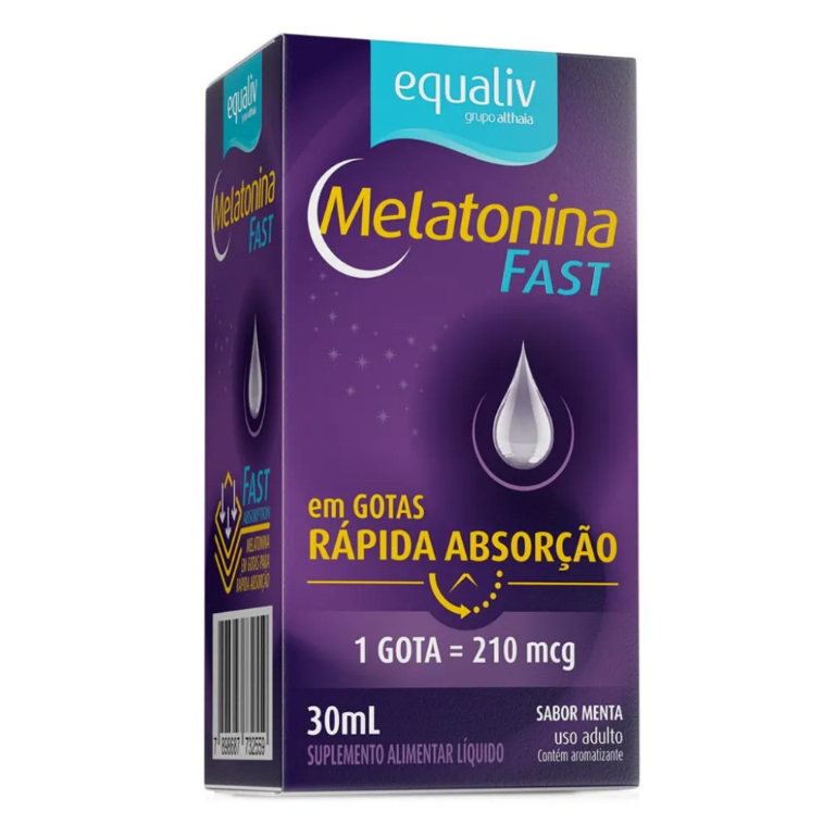 Suplemento Equaliv Melatonina Fast Rápida Ação 30ml