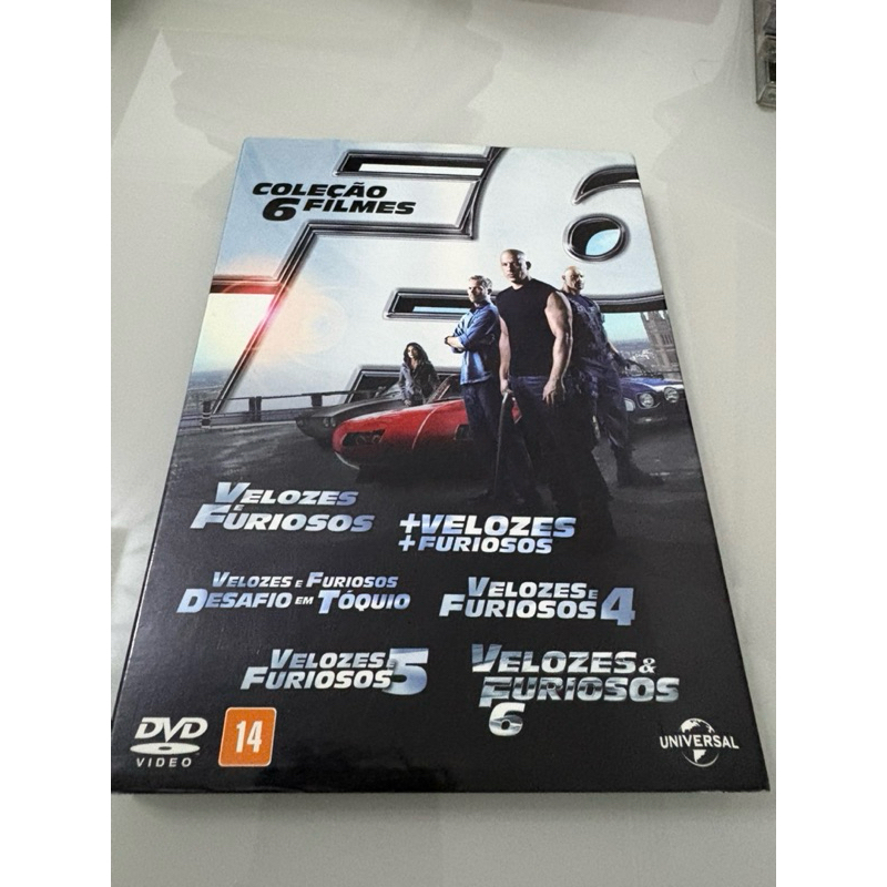 DVD Coleção Velozes e Furiosos - 6 Filmes (Box Completo)