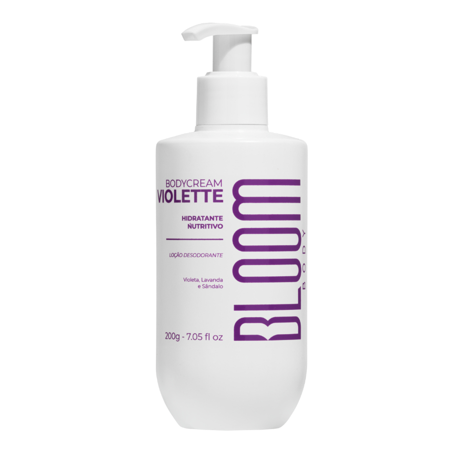 Bloom Body - Violette Body Cream Desodorante Hidratante 200 g - Hidratação, Toqu