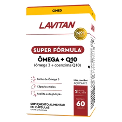 Ômega 3 + Coenzima Q10 - 60 cápsulas - 1560mg em 2 cápsulas Lavitan Cimed