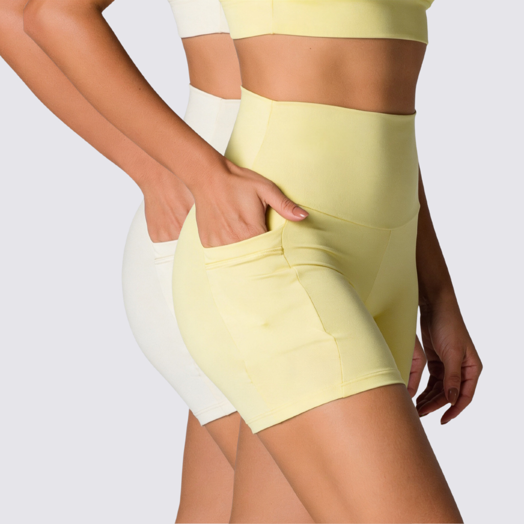 Short Poliamida Com Bolso Zero Transparência