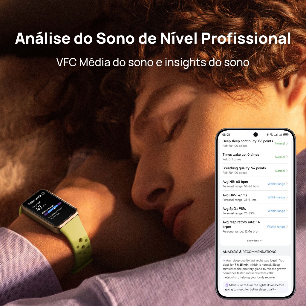 HUAWEI Band 10 Relógio Digital Smartchwatch Análise do Sono em Nível Profissional — imagem 2 de 2