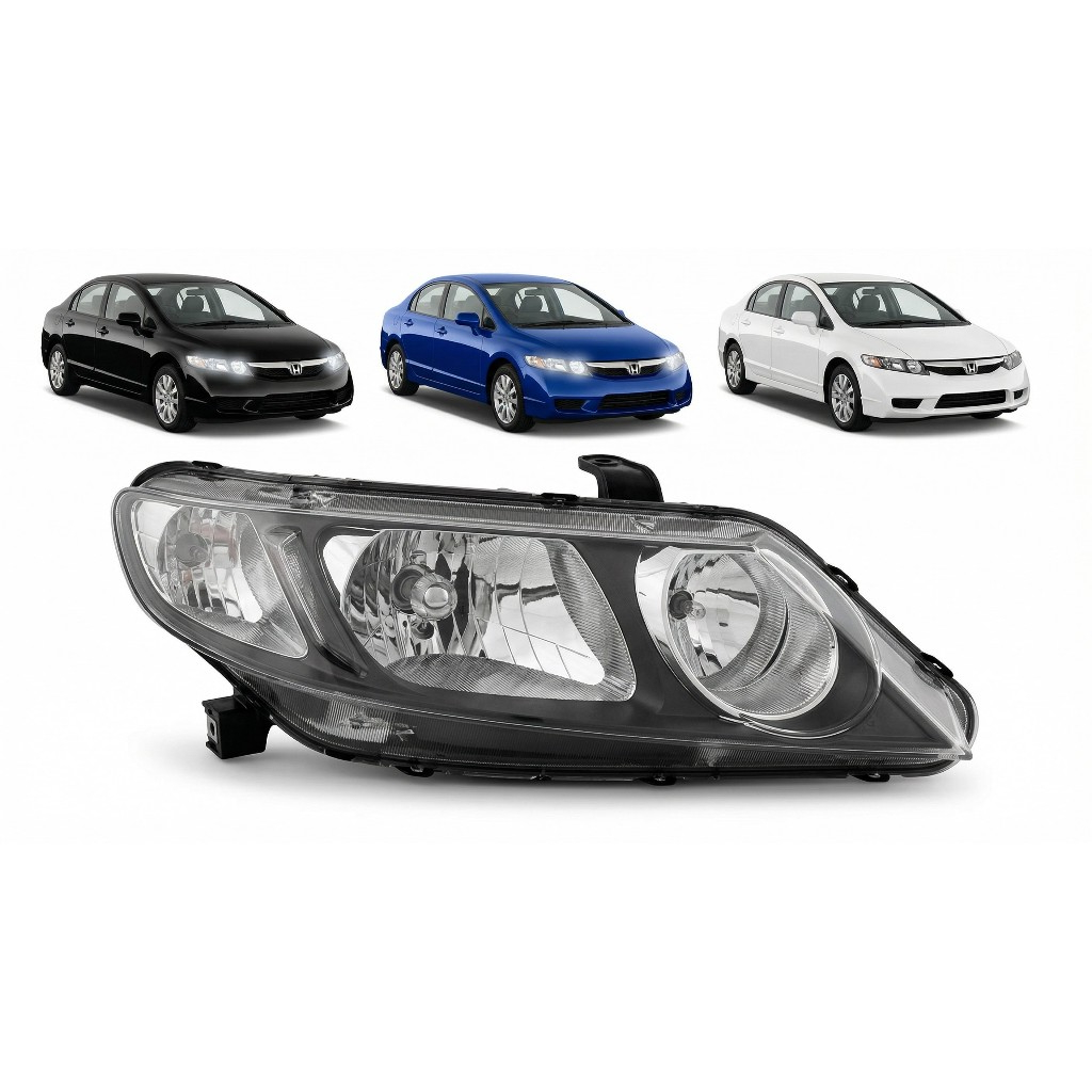 Farol New Civic Honda Ano 2006 2007 2008 2009 2010 2011 Lado Direito