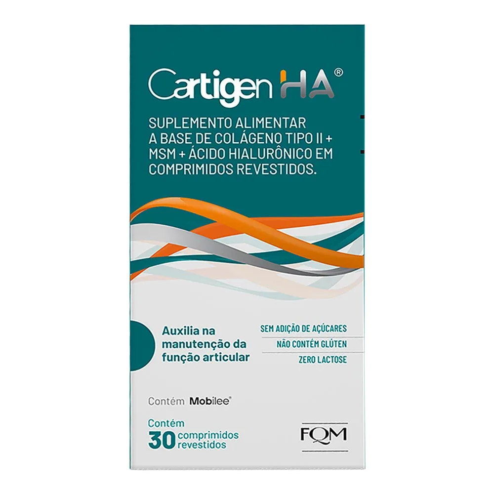 Cartigen HA Com 30 Comprimidos Revestidos