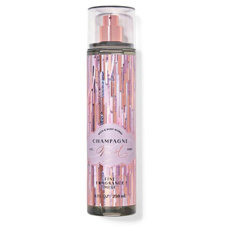 Body Splash Bath & Body Works Champagne Toast Fine Fragrance Mist 236ml Original