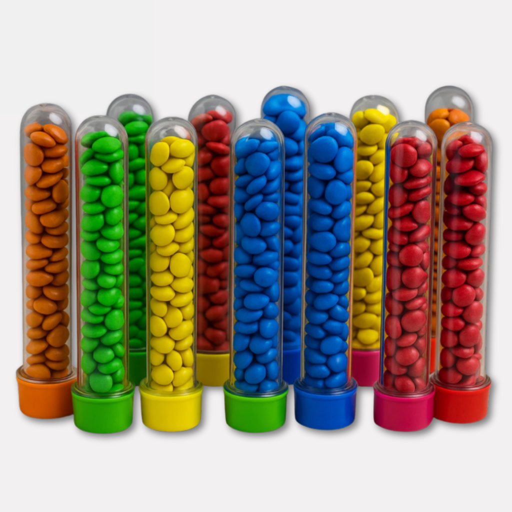 Kit 10, 20, 30 Tubete Acrílico 13cm Lembrancinhas Decoração Festa Aniversário Várias Cores