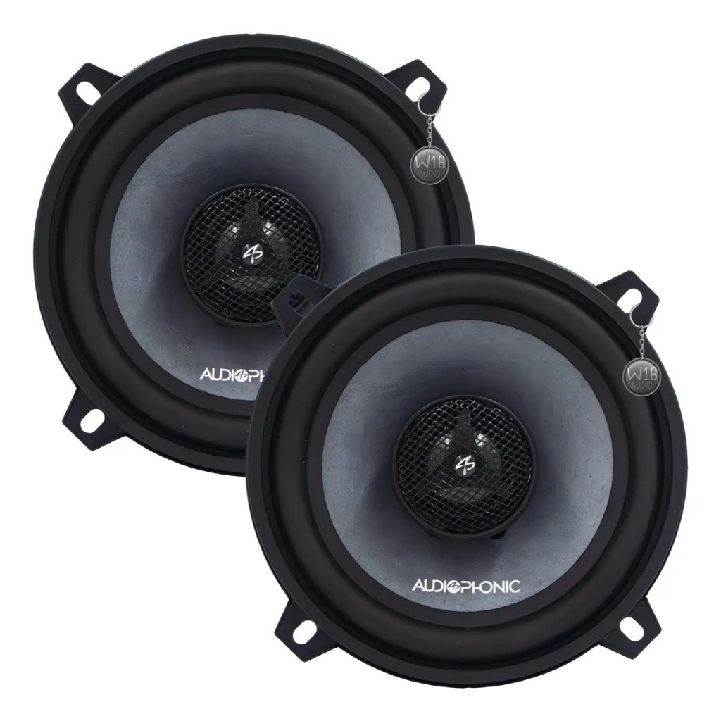 Par Alto Falante Coaxial 5 Polegadas Audiophonic Sensation