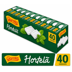 Pastilhas Hortelã C/40 Unidades 17g Cada Garoto