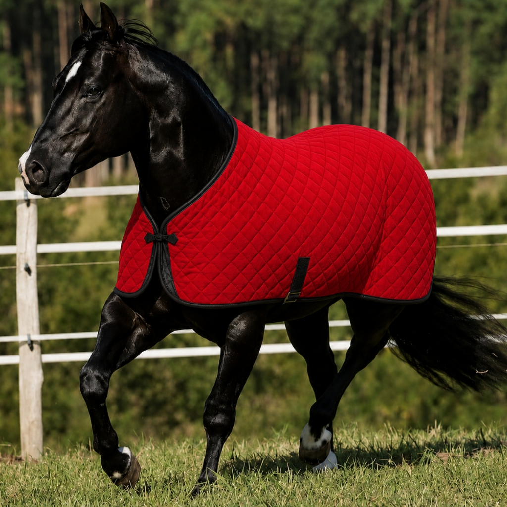 Capa De Luxo Para Cavalo, Produto Ideal Para Proteger Contra Frio, P - G