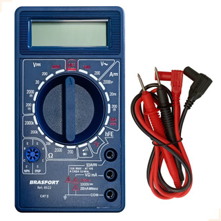 MULTIMETRO DIGITAL BRASFORT PROF 8522