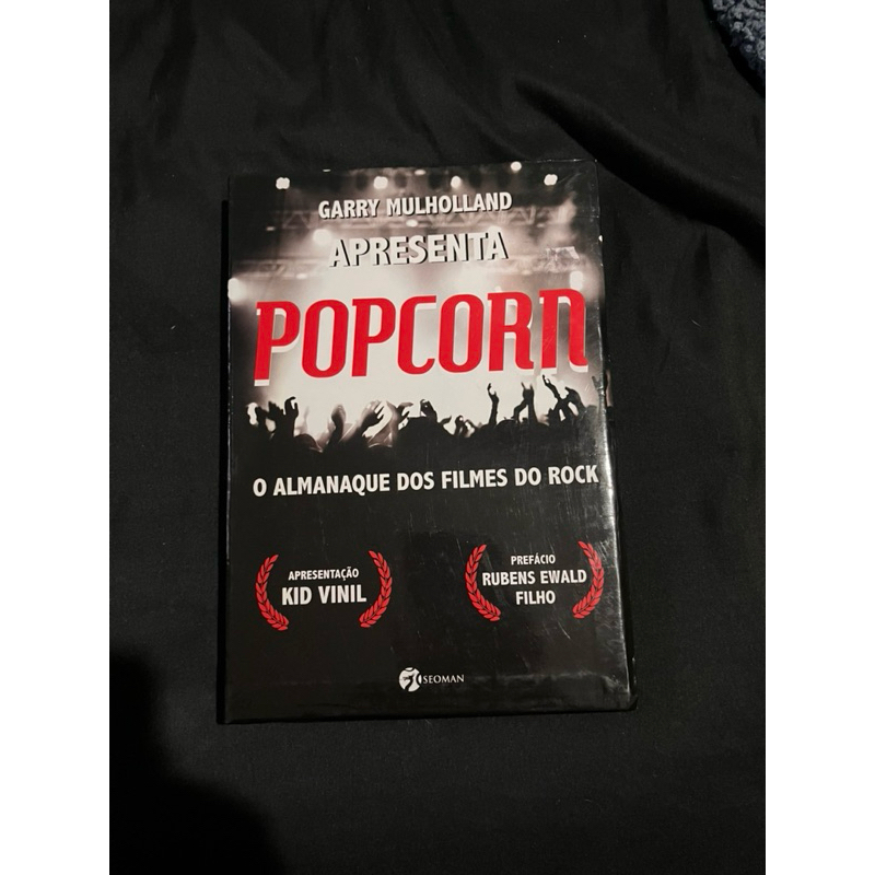 Livro Popcorn Almanaque dos filmes do rock NOVO