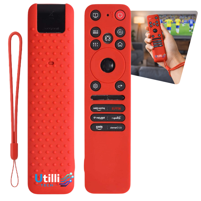 Capa De Silicone Para Controle Remoto Tv LG Mr25g Modelo 2025 Smart Magic Capinha Proteção Protetora Compatível Impermeá