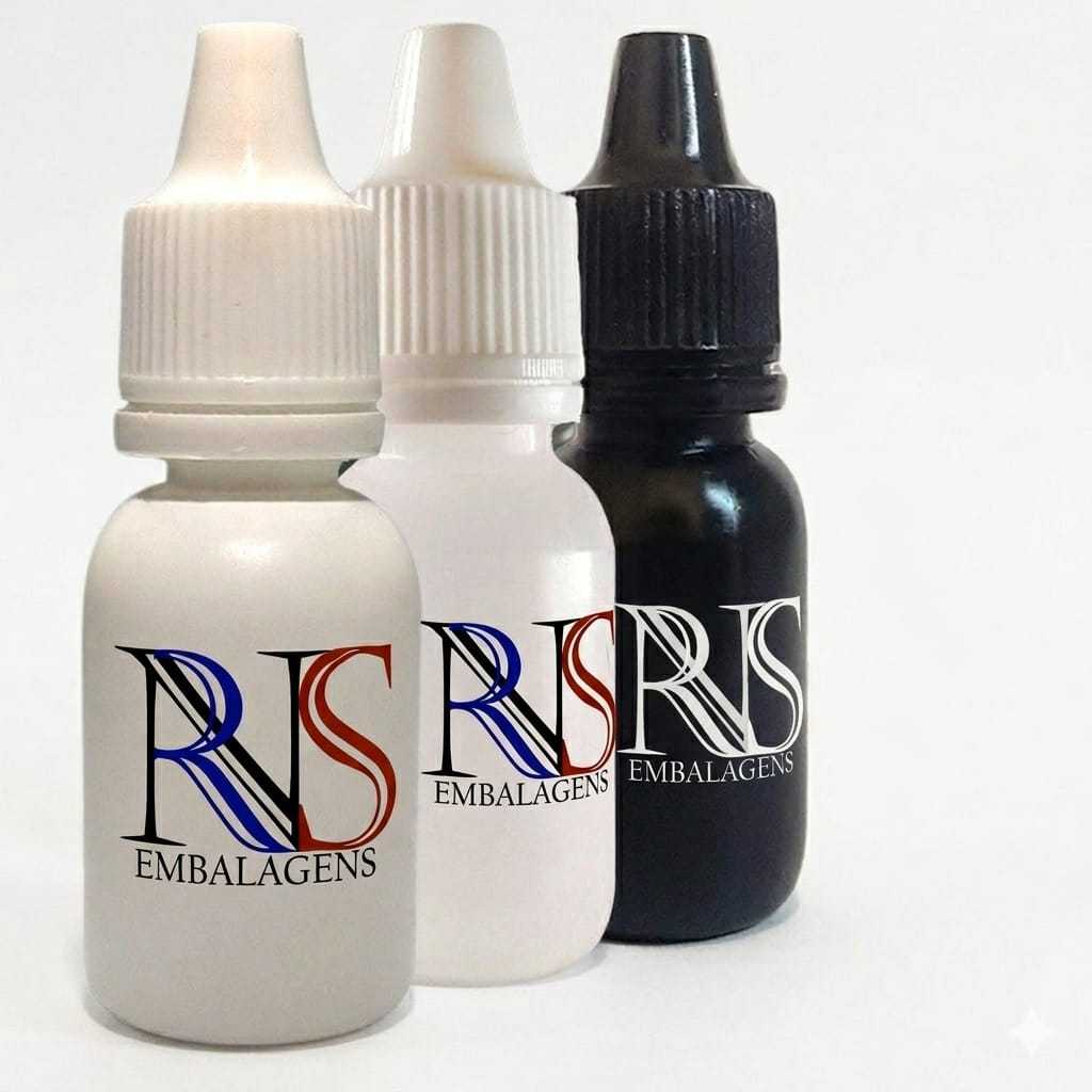 200 Frasco Plástico 10ml Conta Gotas - Ref 14770