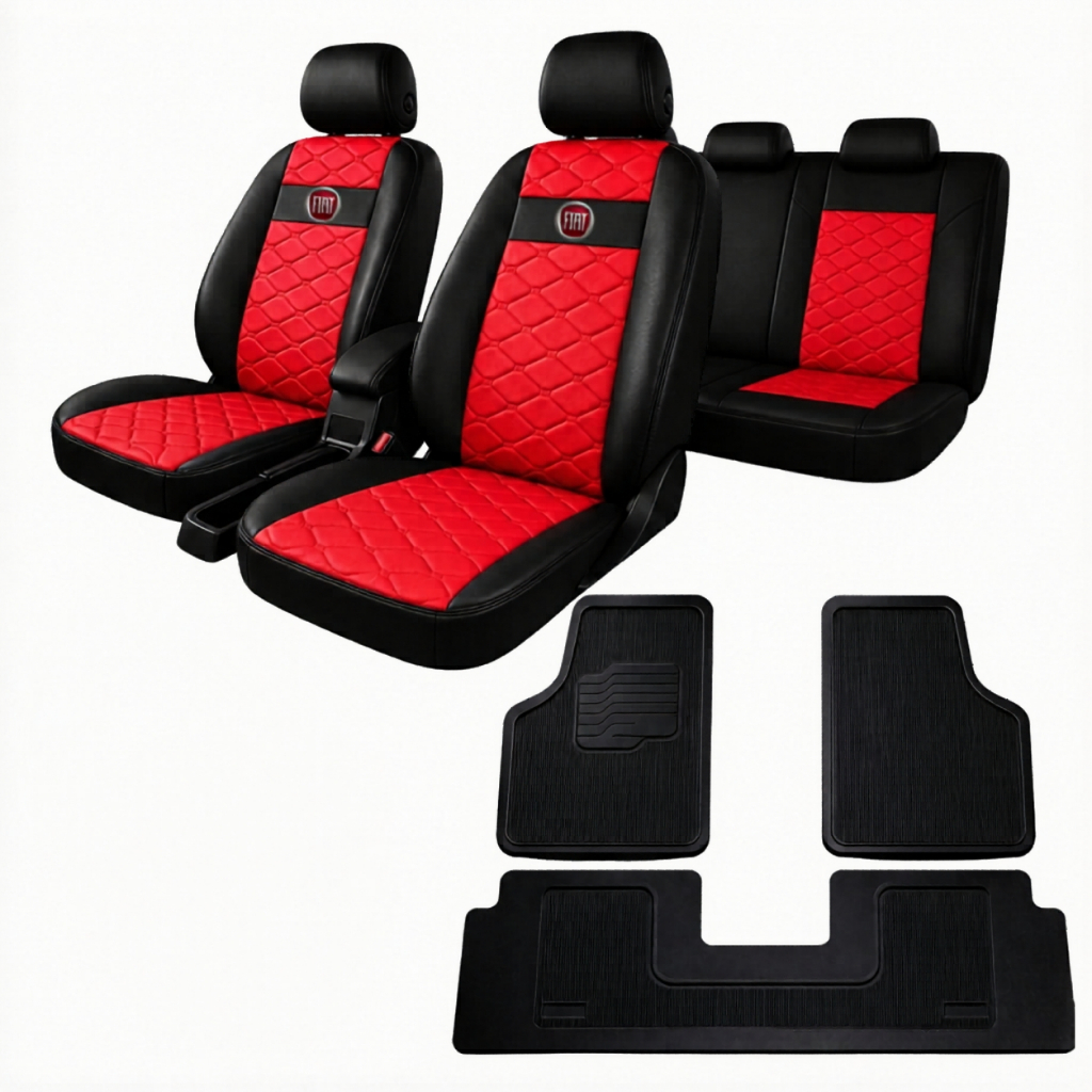 Capa de Banco Couro Grosso Automotivo Carro Fiat Palio Uno Siena Argo Cronos Punto Idea Strada