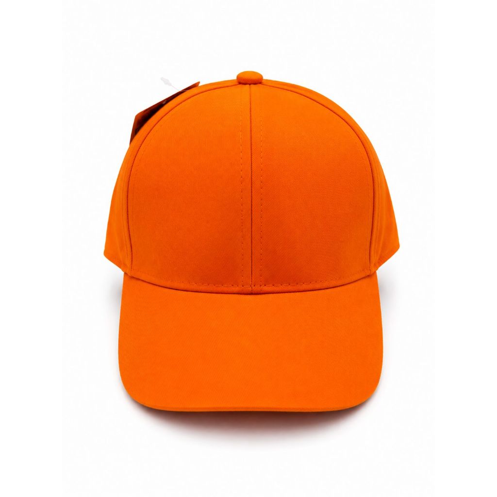Boné Kids Laranja Aba Curva Ajustável Premium Minimalista Infantil Confortável
