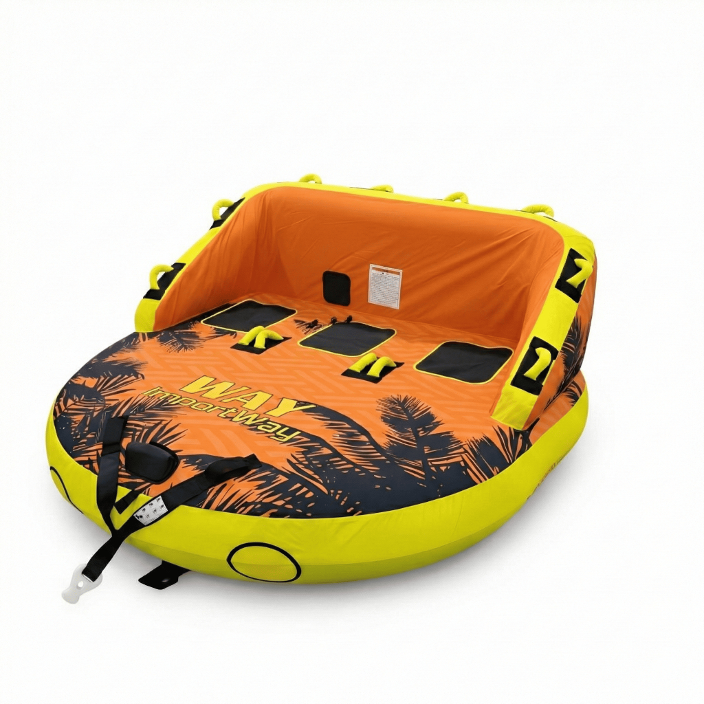 Mega Boia Inflável 3 Pessoas Bote Jet Ski 270kg Nylon + Pvc