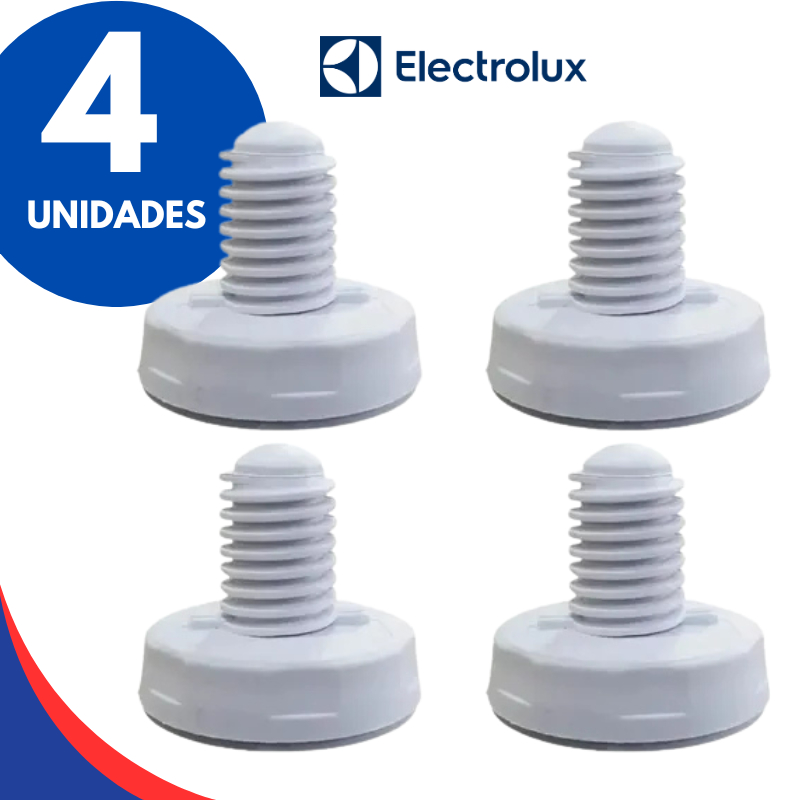 Pé Para Máquina De Lavar Electrolux kit Com 4 Unidades