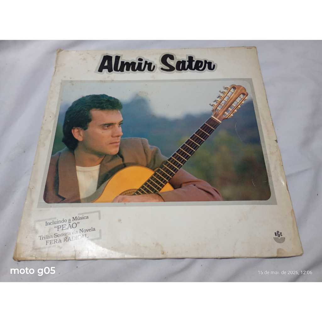 Lp Almir Sater ( Peão ) - 1988 Disco Vg+ Otimo