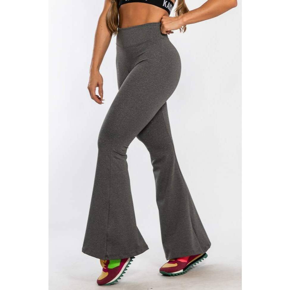 Calça Feminina Flare Tecido Suplex - Calça Bailarina Moda Basica