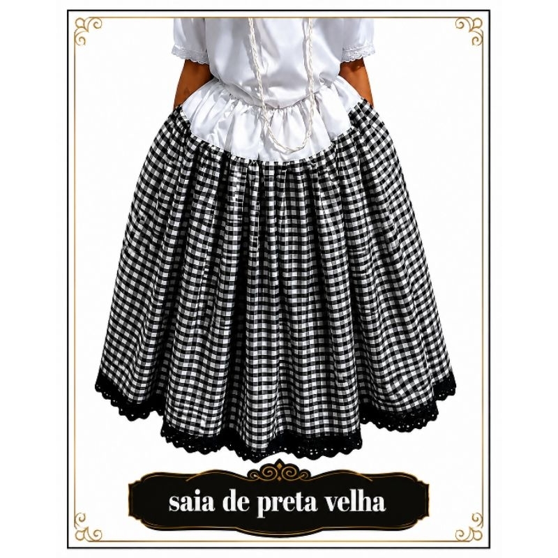 saia para preta velha/vovó/ umbanda/ candomble/vovó cambinda/vovó cataria/Maria redonda/vovó conga.../saia de umbanda