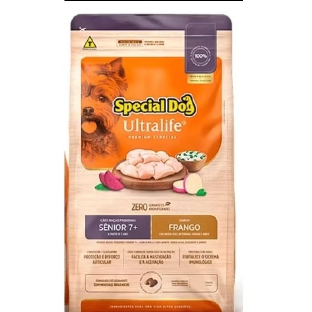 Ração Sênior Special Dog Frango cachorro Granel 2Kg