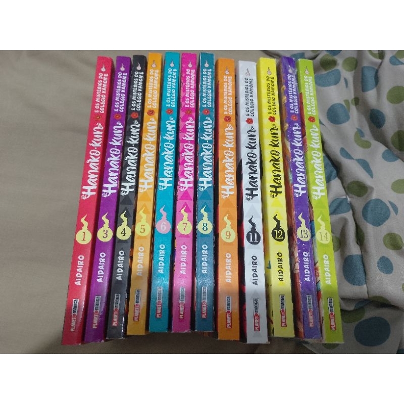 Mangá Hanako-Kun avulsos, venda unitária (Volumes disponíveis: 1, 4 ao 9, 11, 12, 14)
